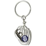 MLB San Diego Padres Baseball Glove Keychain