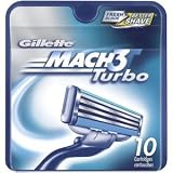 Gillette Mach3 Turbo Refill Cartridges 2 packs of 5 ct