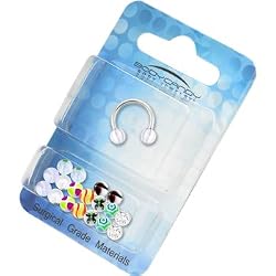 14 Gauge Multi Clear 10 Pair Interchangeable Horseshoe Pack