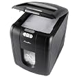 Swingline Stack-and-Shred 100X Hands Free Shredder, 100 Sheet Capacity, Black (1757571A)