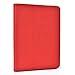 Cooper Cases (TM) Infinite Elite Motorola Xoom (MZ602, MZ603, MZ604, MZ605, MZ606) Tablet Folio Case in Red (Universal Fit, Built-in Viewing Stand, Elastic Strap Cover Lock)