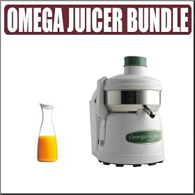 Omega Juicers 4000 Pulp Ejector w  Juice Jar by Omega