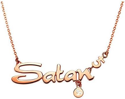 Satan Defensor of Capricorn Letter Necklace