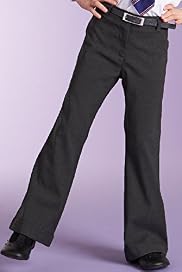 Stain Defence™ Belted Bootleg Turn-Up Trousers
