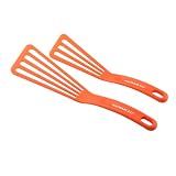 Rachael Ray Nylon Tools 2-Piece Nylon Turner Set, Orange