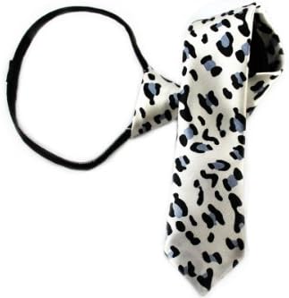 Abstract Safari Skinny Zipper Tie