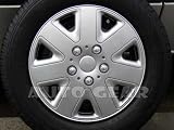 13 inch Silver 7 Spoke Sports Look Design High Impact ABS Plastic Car Wheel Trims Hub Cap Covers - Set Of 4