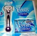 Gillette Venus Divine Razor + 5 Cartridges