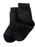 JRP Kids Midcalf Crew Socks - 9 Colors (5-6 (shoe size: 4-8), Black)