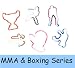 12 MMA & BOXING Tye Dye + Glow Wristbands Rubber Bandz Bands Bracelets