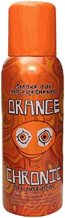 ORANGE CHRONIC CLEANER AIR FRESHENER 4 FL OZ WITH FREE ORIGINAL BUDDY CLEANER AND BB STICKER