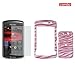 BlackBerry Storm2 9550 Combo Pink/White Zebra Design Protective Case Faceplate Cover + LCD Screen Protector for BlackBerry Storm2 9550 thumb