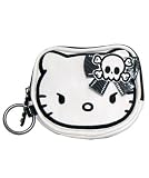 Loungefly Angry Hello Kitty Goth Skull Bow Deluxe Coin Purse