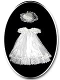 Honey Bee - Newborn/Infant Baby Girls Christening Gowns, White (Size 18Months)