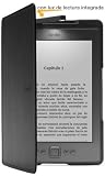 Funda de cuero con luz Amazon para Kindle, color negro (s�lo sirve para el Kindle)