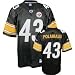 Troy Polamalu Youth Jersey: Reebok Black Replica #43 Pittsburgh Steelers Jersey