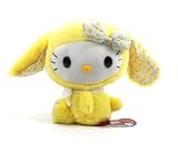 Eikoh Hello Kitty Lop-Ear Bunny Plush - 7" Yellow