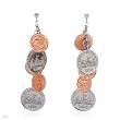 Made in Italy Nice Earrings in 14K/925 Gold plated Silver. Total item weight 16.1g Length 68mm