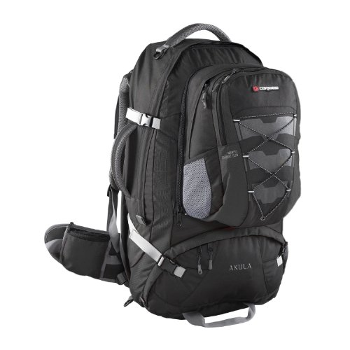 Caribee Travel Pack Akula 65 Backpack (Black)