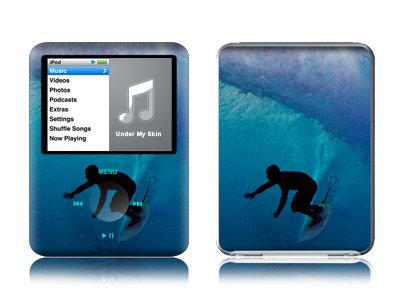 Apple iPod nano 第3世代/3rd用デコレーションスキンシール【Hang 10】
