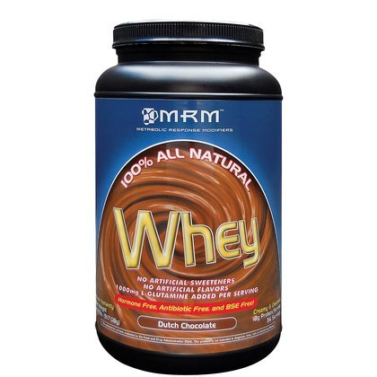 MRM All Natural Whey Protein Powder, Dutch Chocolate, 32 oz
