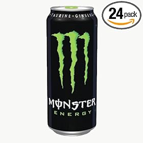 Monster Energy Drink, 16-Ounce Cans (Pack of 24)