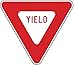 Traffic Sign, 30 x 30In, R/WHT, DMD GR AL