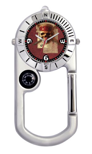 Disney Kids' D473 Pirates of the Caribbean Explorer Clip Watch