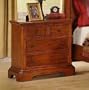 Kathy Ireland Home Penn. Ctry. 3 Drawer Nightstand in Honey Cherry