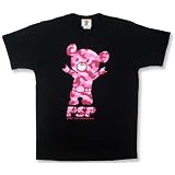ＰＳＰ武藤ベアー半袖Ｔシャツ第５弾　迷彩ピンク/黒　XLサイズ