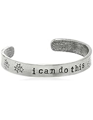 Alisa Michelle I Can Do This Cuff Bracelet, 4"