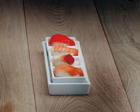 Porcelain Sushi Set White
