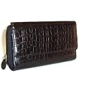 Mundi Big Fat Flap Wallet Croco Embossed in Choice of Colors