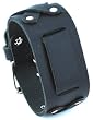 Nemesis #XB-K Wide Black Leather Cuff Watch Band
