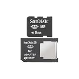 8GB Speicherkarte Memory Stick Micro M2 8 GB + Reader für Sony Ericsson W205 W205 ambient black S500i K530i K550i K770i K800i C702 C902 C903 C905 C510 F305 inkl. Adapter auf Pro Duo Sandisk+Sandisk Micro Mate Cardreader zum auslesen Ihrer Speicherkarte!