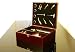 2 Flaschen Weinbox mit 12 - tlg. Weinzubeh�r und Schach-Spiel