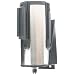 Accuform Signs PRB821BK Blockade Woven Polyester Wall-Mount Retractable Belt Tape Barrier, 2" Width, Brushed Steel Case/Black Belt Tape