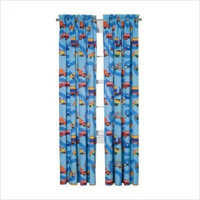 Room Magic Window Panels Set, Boys Like Trucks