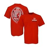 Nebraska Cornhuskers Scarlet 2008 Football Schedule Graphic T-shirt