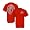 Nebraska Cornhuskers Scarlet 2008 Football Schedule Graphic T-shirt