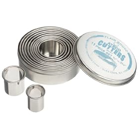 Buy Ateco 5357 11 Piece Plain Round Cutter Set now!