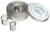 Ateco 5357 11 Piece Plain Round Cutter Set