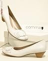 Edler COMMA Leder Pumps offwhite