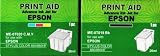 set of two compatible inkjet cartridges t019 black and t020 colour for use in epson stylus color 880/880i..