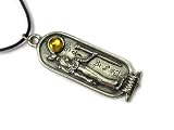 Egyptian Birth Sign of the Zodiac; Hathor - Goddess of Earth and Sky Two-Sided Pewter Pendant