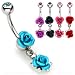 Sports : 2 SET BLUMEN BAUCHNABELPIERCING PIERCING NSQ0292