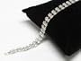 Double Line Crystal Rhinestone Bead Bracelet Jewelry