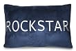 Thro Ltd. Rockstar Embroidered Pillow, Navy