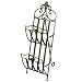Porte-revues en metal noir pliant
