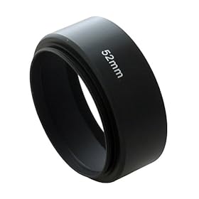 52mm Professional Standard Metal Lens Hood 52mm Screw In 52mm Filter Thread Lens